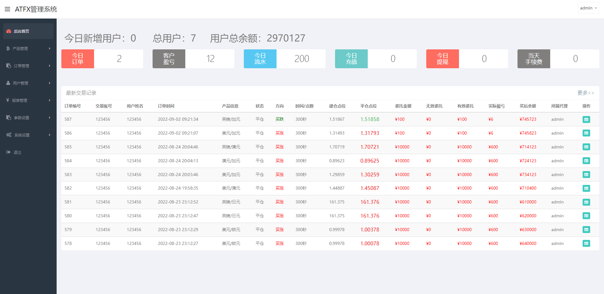 双语言微盘系统/微交易源码/外汇交易/K线正常351-9