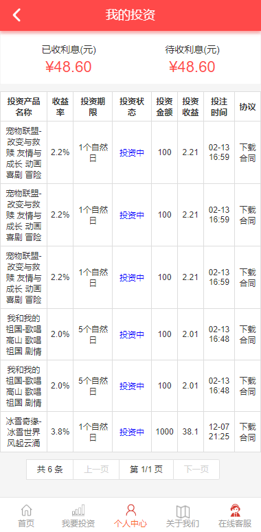 经典版影视理财系统/影视投资众筹系统/投资理财源码463-9