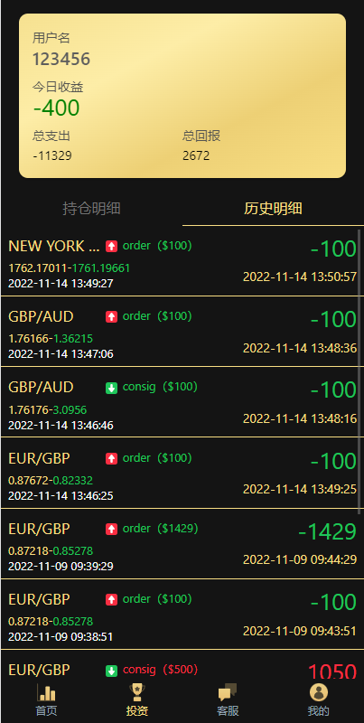 最新二开版多语言微交易/外汇虚拟币微盘源码/伪交易所系统411-8